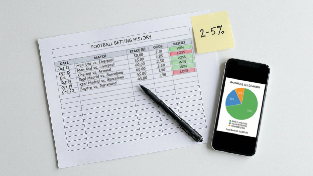 Gestion de bankroll pour les paris sportifs football